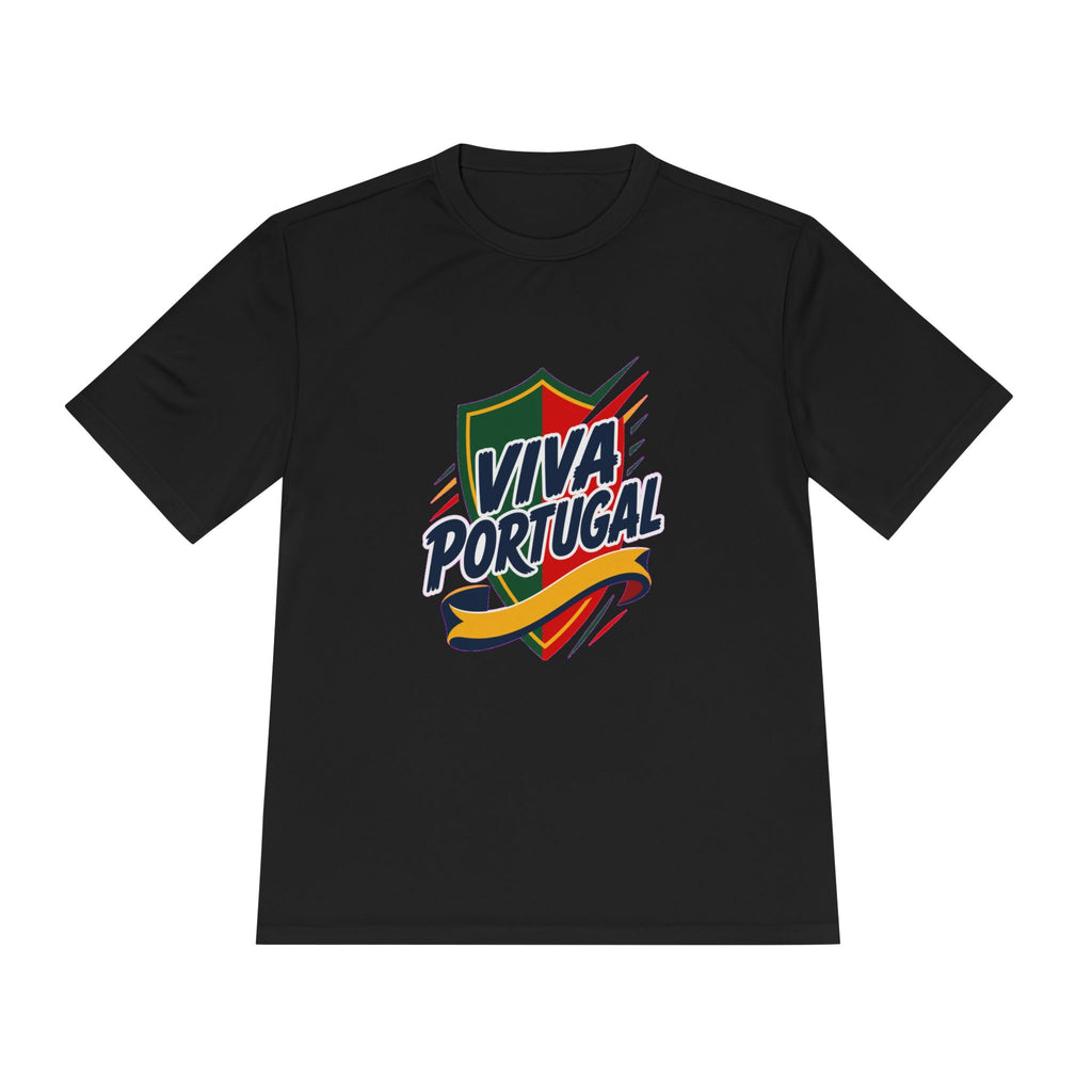 Portugal Soccer T Shirt, Viva Portugal Tee, World Football Fan Shirt, Moisture Wicking Sport Tee