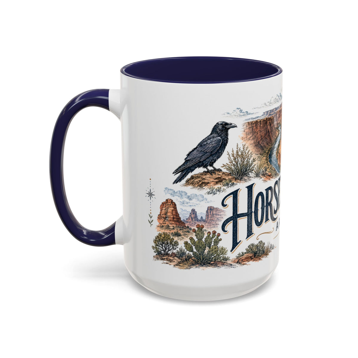 Horseshoe Bend Mug, Arizona Travel Souvenir, Bucket List Gift, Accent Ceramic Coffee Mug 11oz 15oz