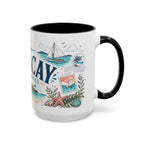 Boracay Coffee Mug | Travel Destination Souvenir Gift | Accent Color Ceramic 11oz 15oz