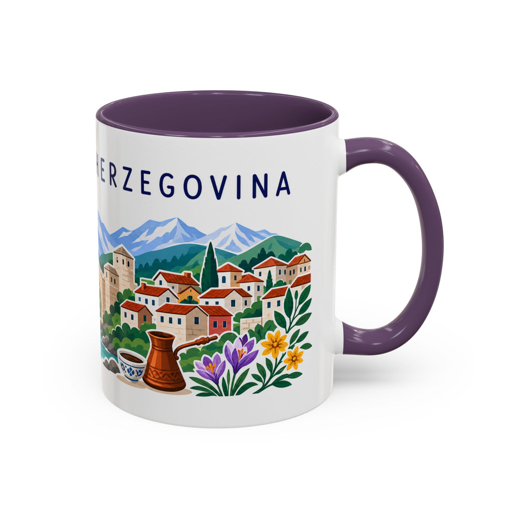 Bosnia and Herzegovina Coffee Mug | Travel Souvenir Accent Mug | Country Gift Ceramic Cup 11oz 15oz