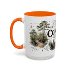 Congaree National Park Coffee Mug | South Carolina Forest Floodplain Gift | Accent Color Ceramic 11oz 15oz