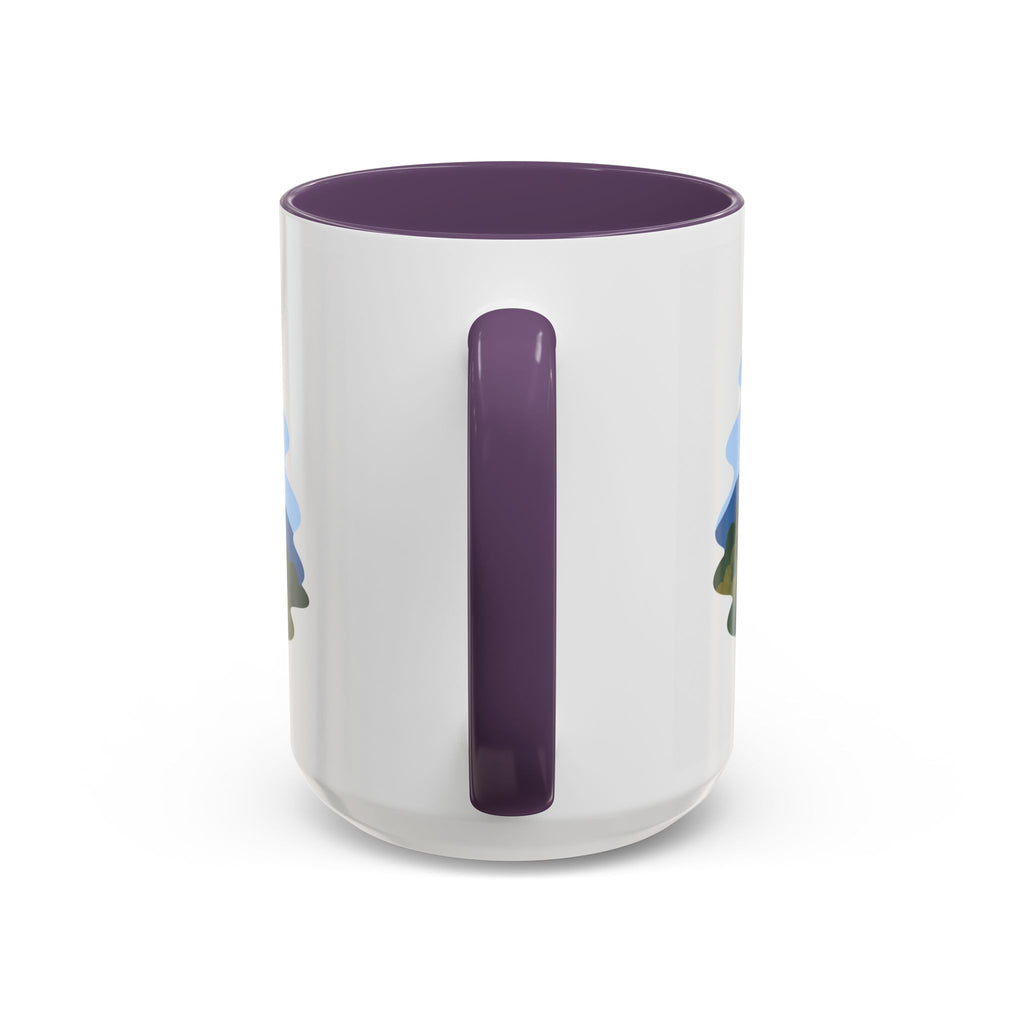 Pinnacles National Park Coffee Mug | Solid Color Block Park Souvenir | 11oz 15oz Accent Mug