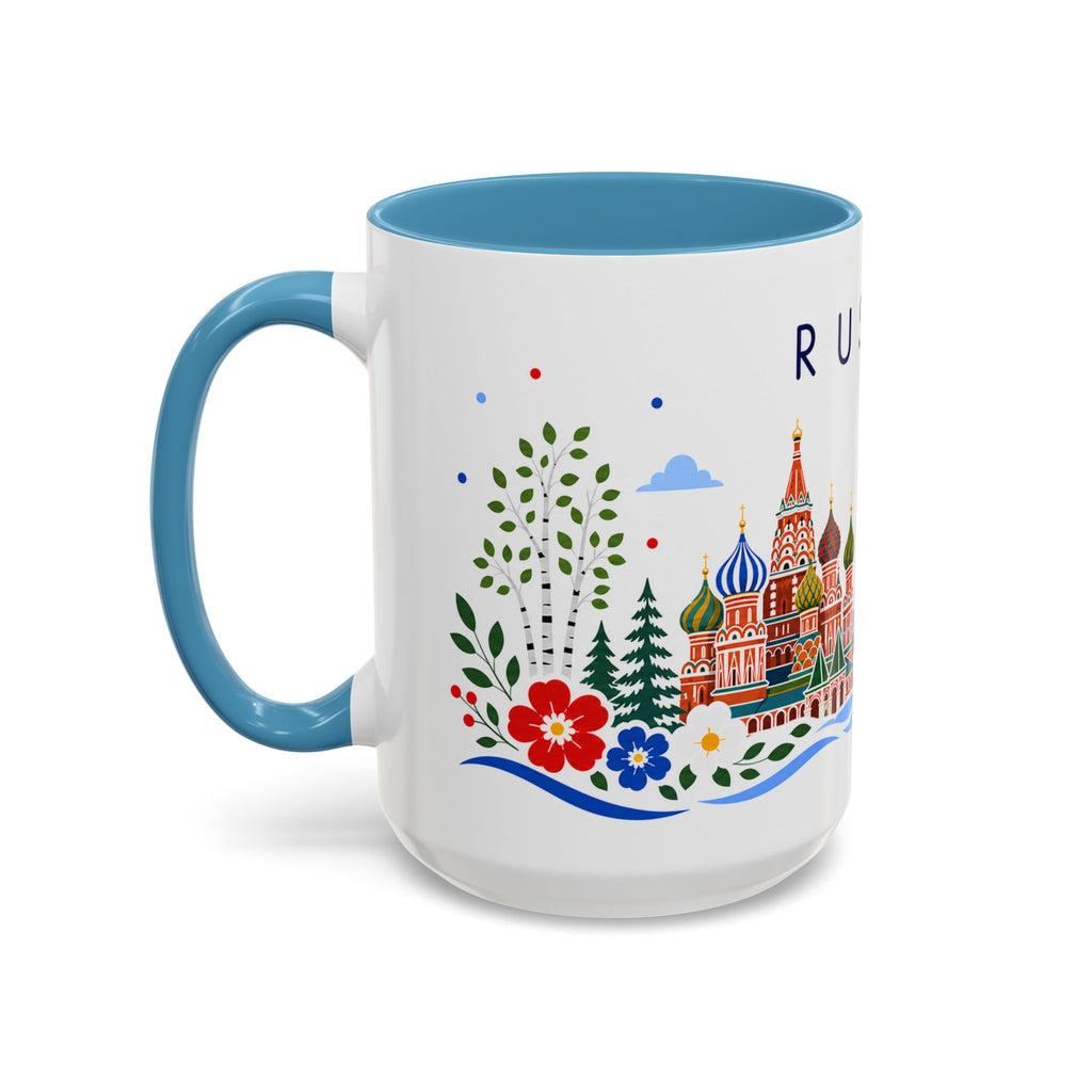 Russia Coffee Mug | Travel Souvenir Accent Mug | Place Gift Ceramic Cup 11oz 15oz