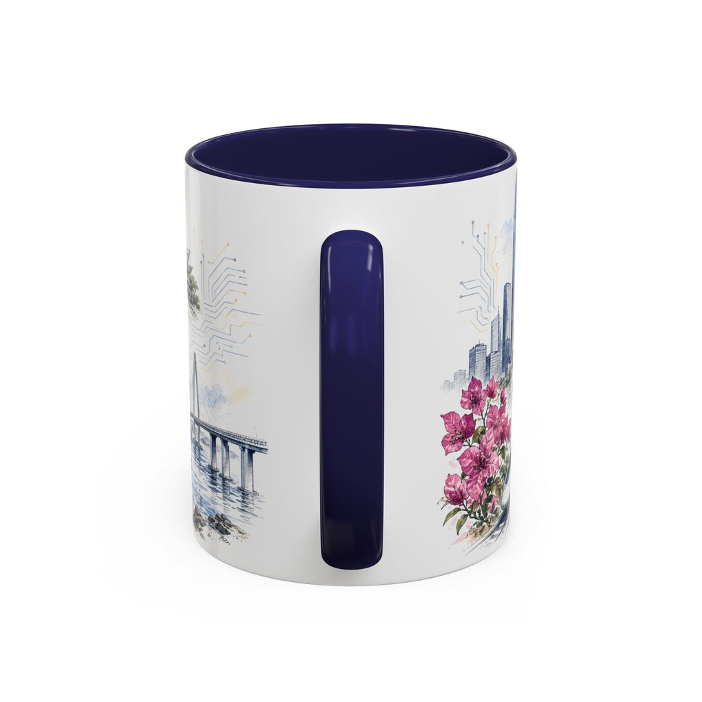 Shenzhen Coffee Mug | China Travel Souvenir | Vintage Illustrated City Gift | 11 oz 15 oz Accent Mug