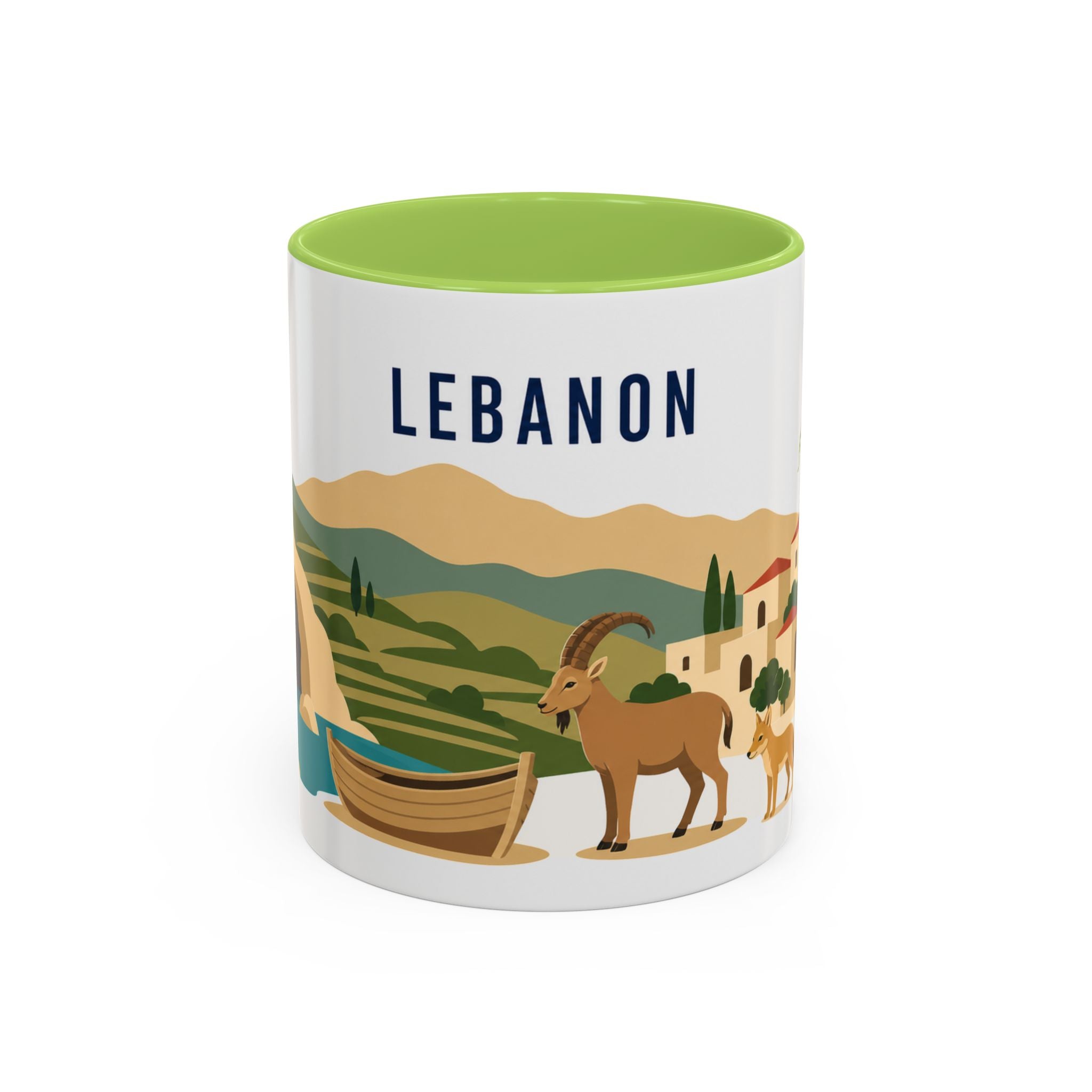 Lebanon Coffee Mug | Travel Souvenir Accent Mug | Country Gift Ceramic Cup 11oz 15oz