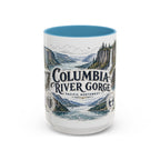 Columbia River Gorge Mug, Pacific Northwest Travel Souvenir, Bucket List Gift, Accent Ceramic Coffee Mug 11oz 15oz
