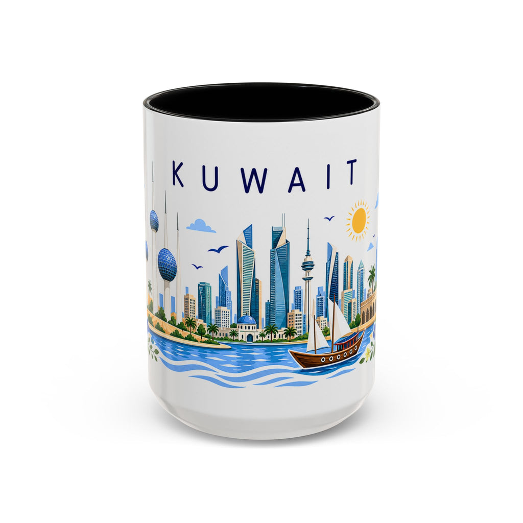 Kuwait Coffee Mug | Travel Souvenir Accent Mug | Place Gift Ceramic Cup 11oz 15oz