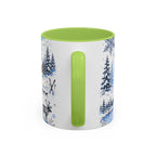 Great White North Coffee Mug | Canadian Pride Gift | Accent Color Ceramic 11oz 15oz