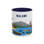 Malawi Coffee Mug | Travel Souvenir Accent Mug | Country Gift Ceramic Cup 11oz 15oz
