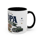 Grandpa Can Fix Anything Coffee Mug | Funny Gift From Grandkids | Accent Ceramic 11oz 15oz