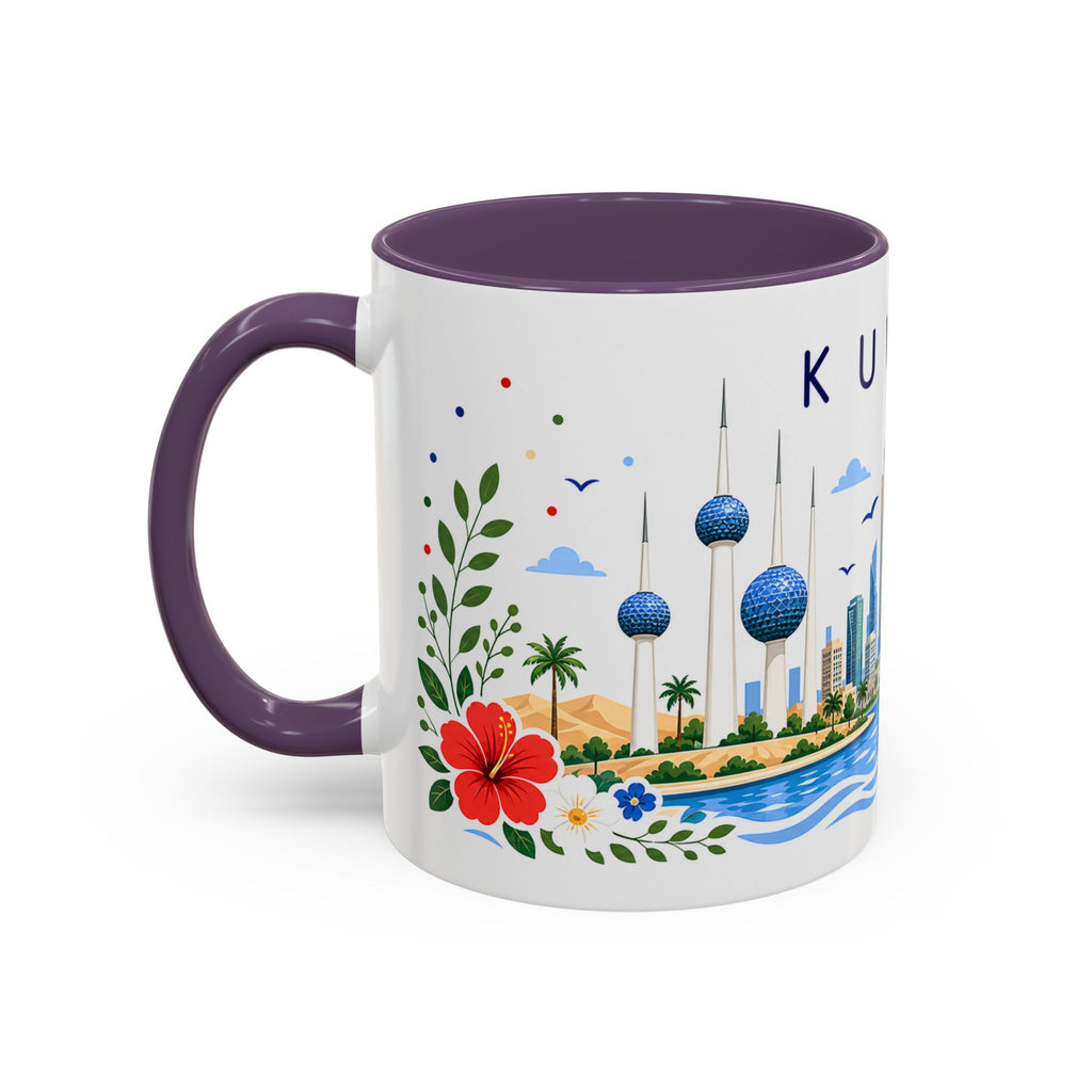 Kuwait Coffee Mug | Travel Souvenir Accent Mug | Place Gift Ceramic Cup 11oz 15oz