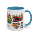 Nuremberg Illustrated Travel Mug | City Souvenir Accent Coffee Mug | 11oz 15oz Ceramic Cup