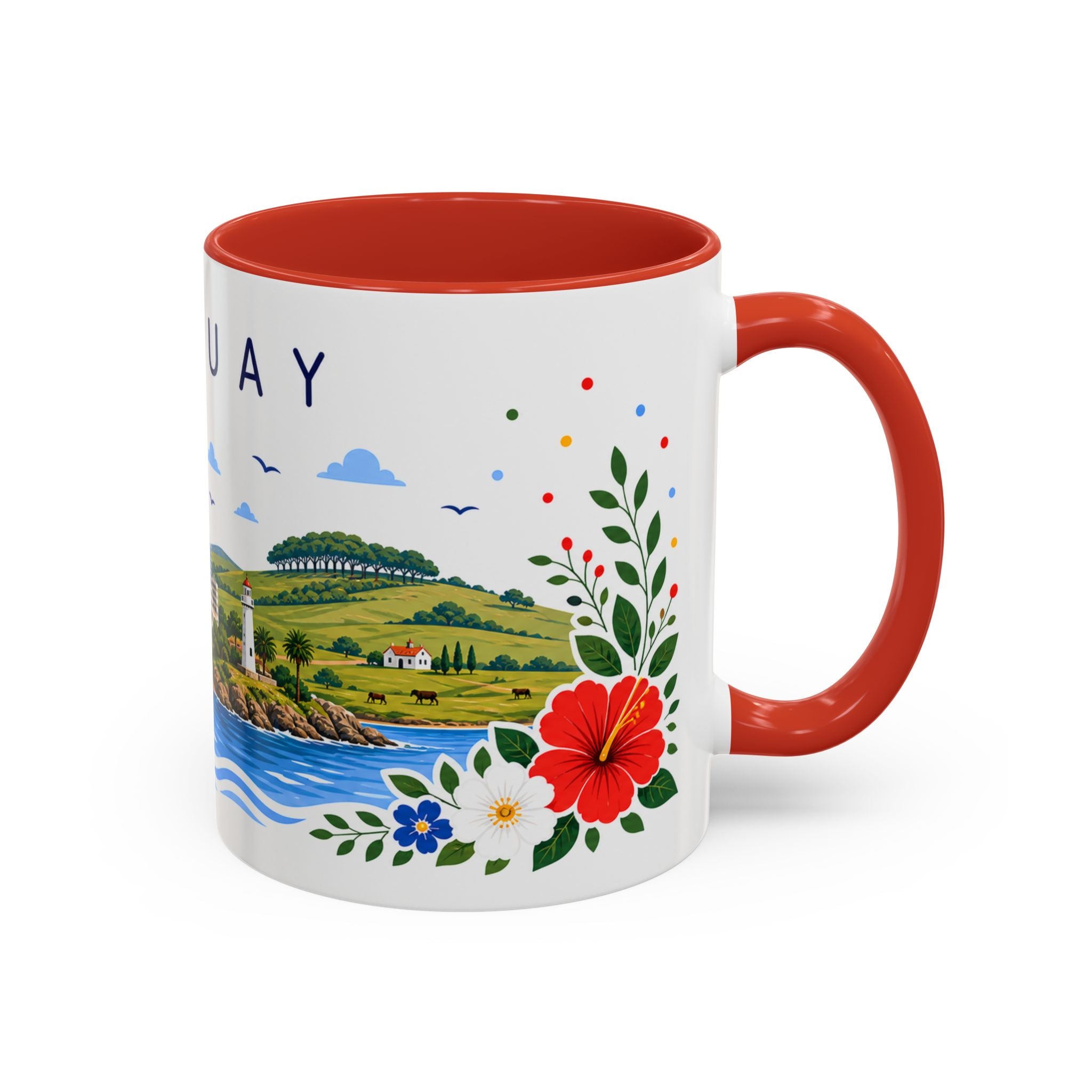Uruguay Coffee Mug | Travel Souvenir Accent Mug | Place Gift Ceramic Cup 11oz 15oz