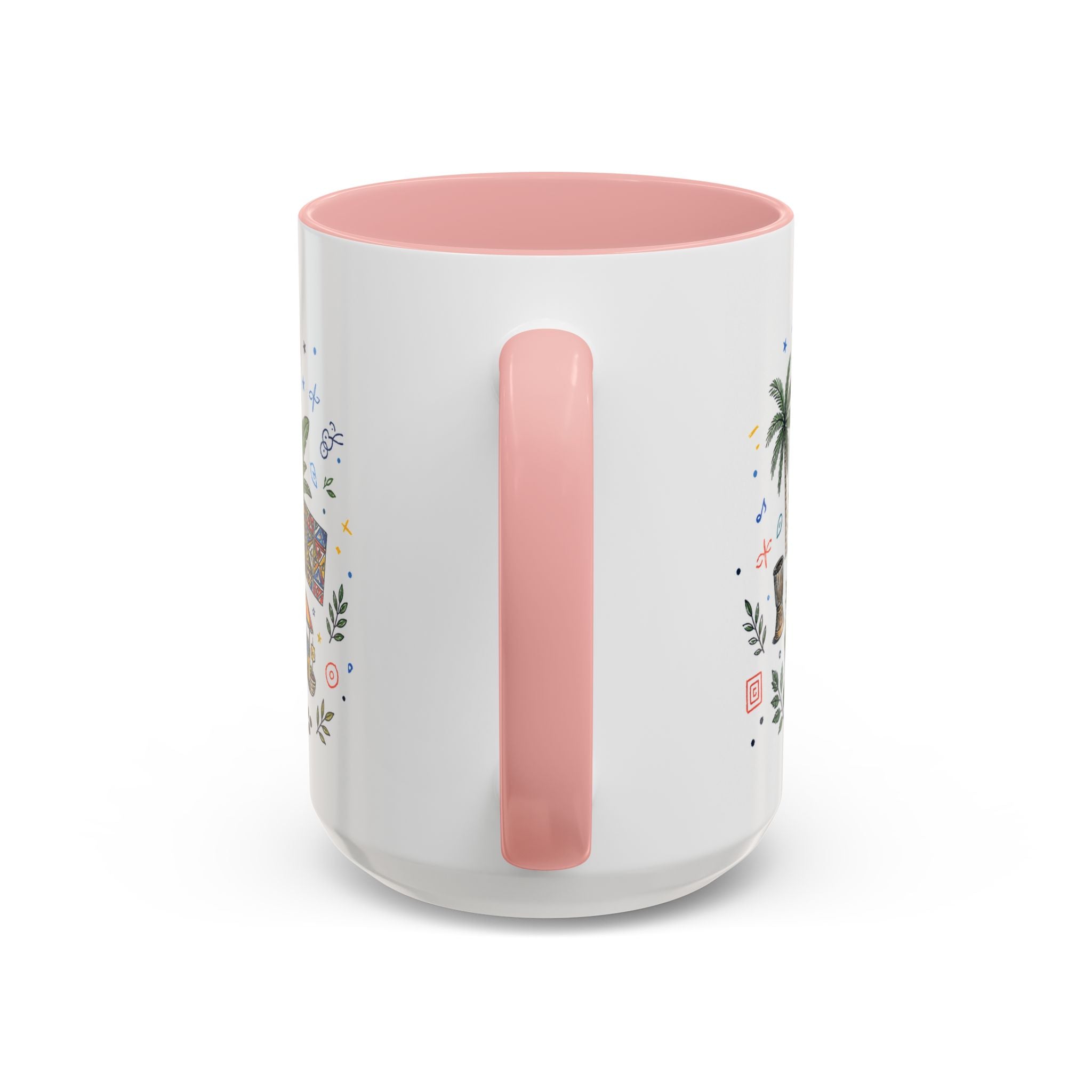 Kinshasa Coffee Mug | DR Congo Souvenir Travel Gift | Accent Color Ceramic 11oz 15oz