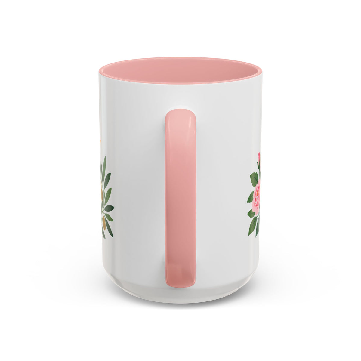 Libra Zodiac Coffee Mug | Scales and Rose Design | Astrology Birthday Gift | 11 oz 15 oz Ceramic Accent Mug