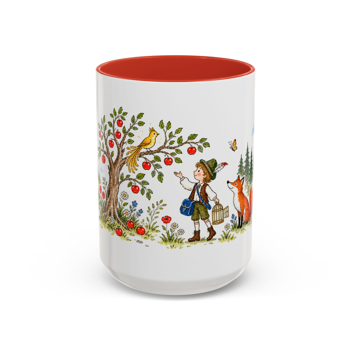 The Golden Bird Mug | Storybook Fairy Tale Accent Coffee Mug | EveryLegend