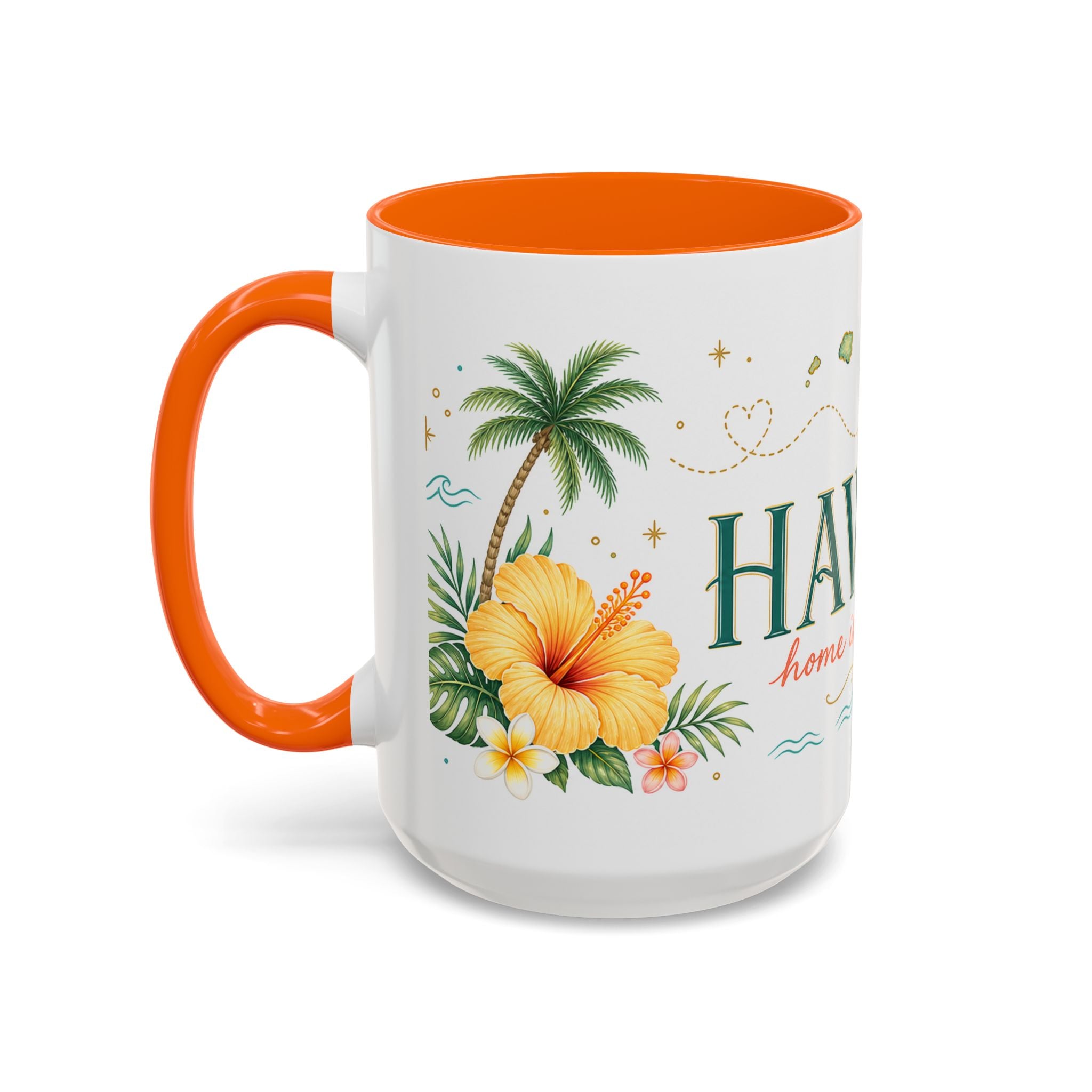 Hawaii State Map Mug | Moving Away Gift | Long Distance Friendship Coffee Cup