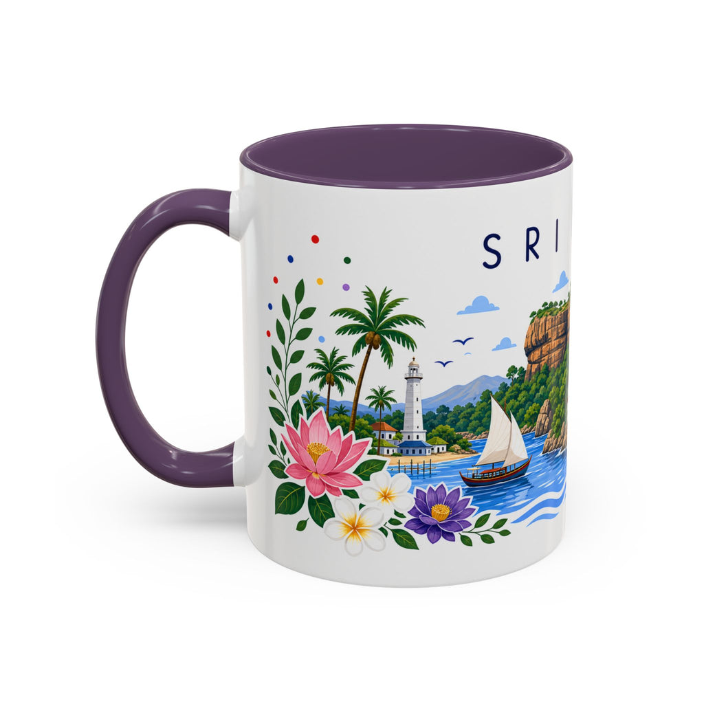 Sri Lanka Coffee Mug | Travel Souvenir Accent Mug | Place Gift Ceramic Cup 11oz 15oz