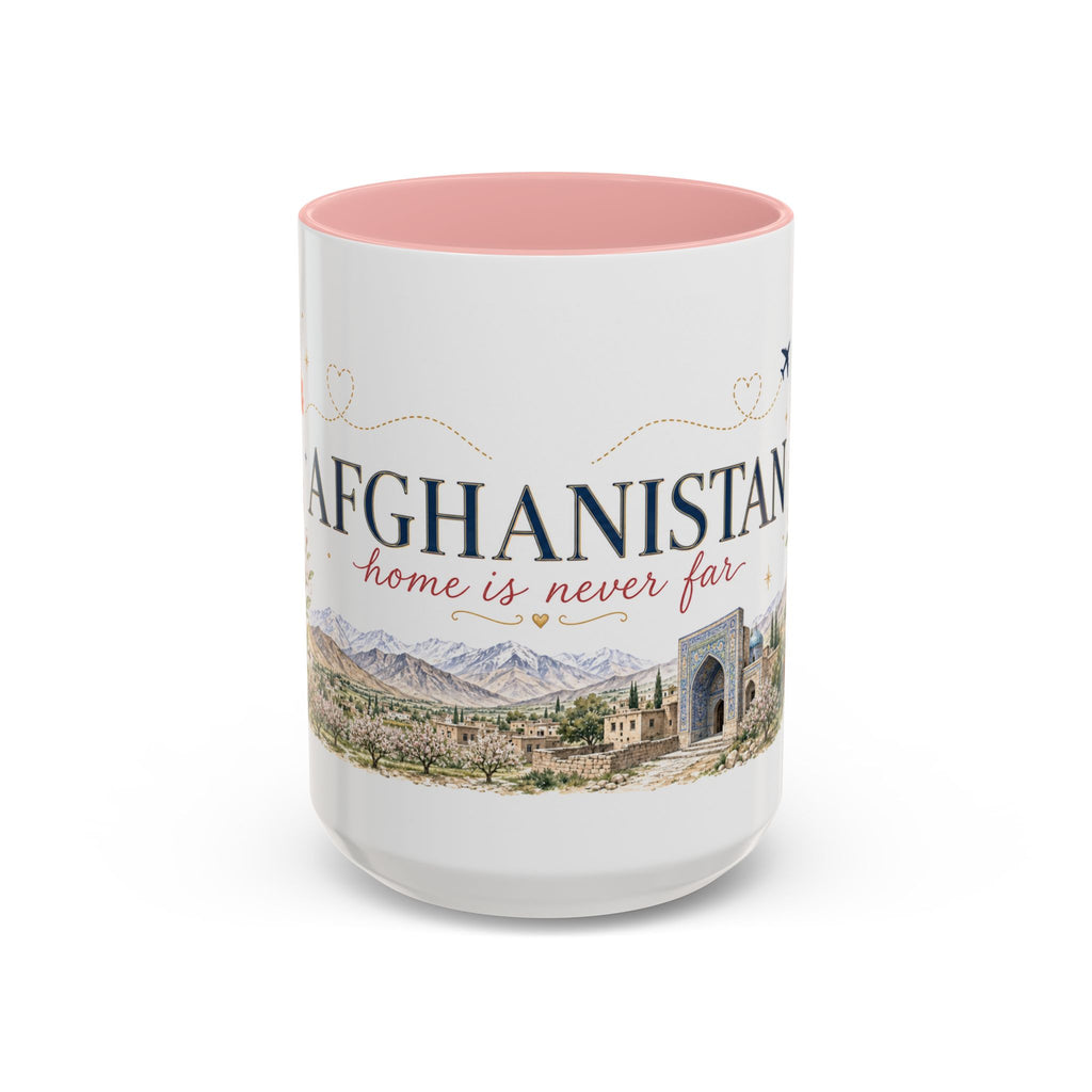 Afghanistan Home Country Mug | Moving Away Gift | Long Distance Friendship | 11 oz 15 oz Accent Mug