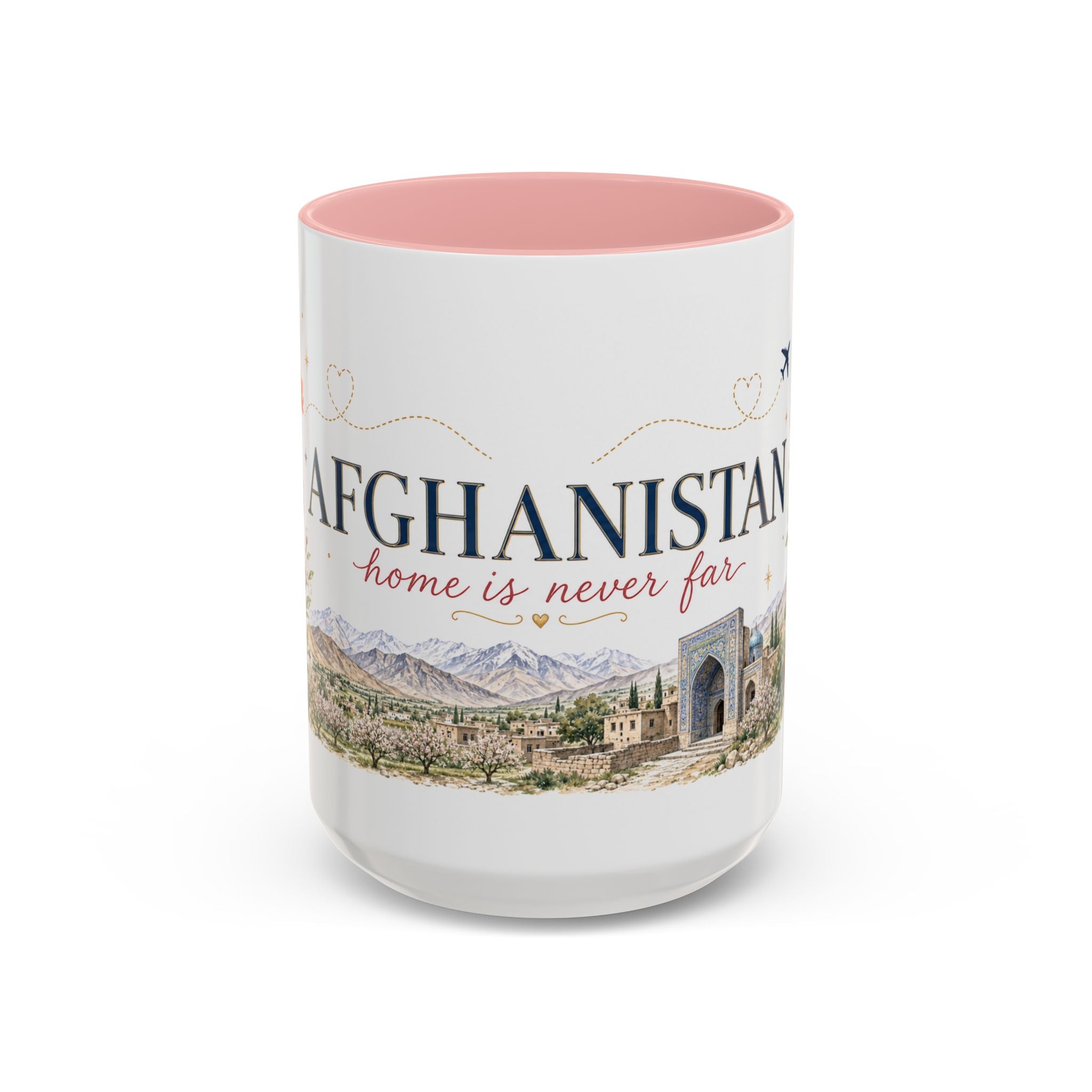 Afghanistan Home Country Mug | Moving Away Gift | Long Distance Friendship | 11 oz 15 oz Accent Mug