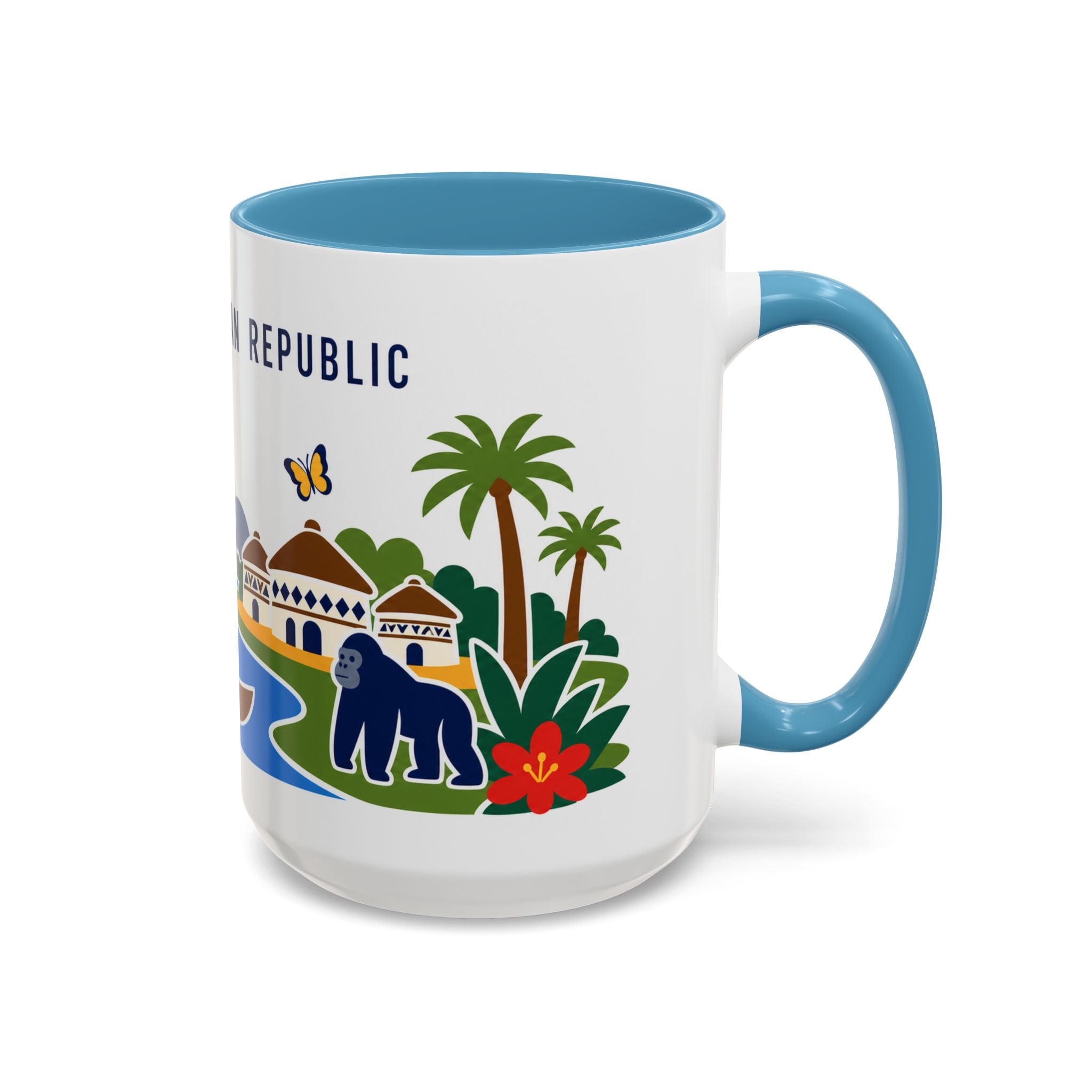 Central African Republic Coffee Mug | Travel Souvenir Accent Mug | Country Gift Ceramic Cup 11oz 15oz
