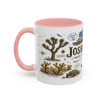 Joshua Tree Coffee Mug | National Park Desert Camping Gift | Accent Color Ceramic 11oz 15oz