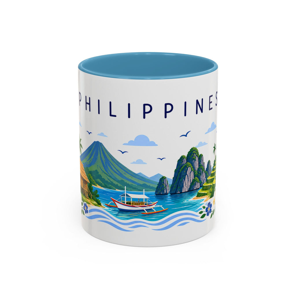 Philippines Coffee Mug | Travel Souvenir Accent Mug | Place Gift Ceramic Cup 11oz 15oz