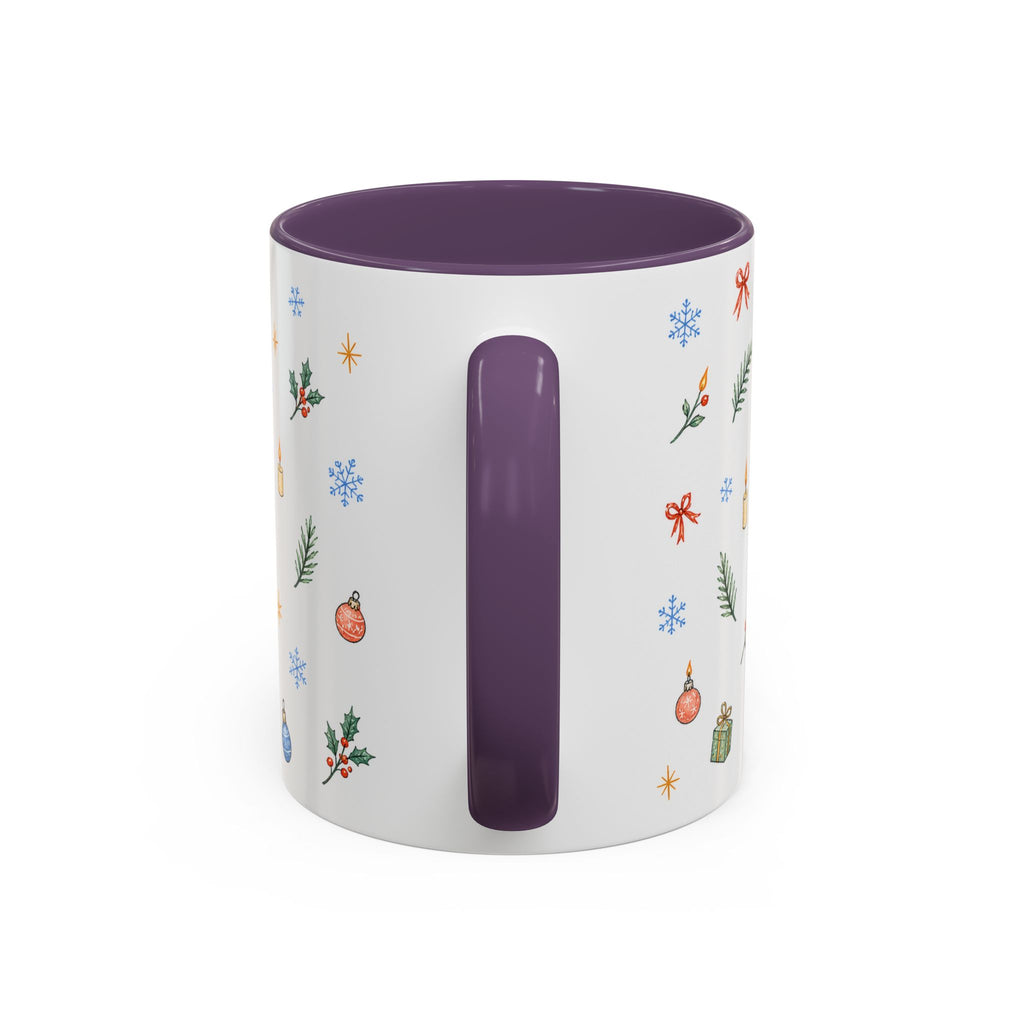 Istanbul Christmas Mug | Watercolor Travel Souvenir | Holiday Gift | Accent Ceramic Coffee Cup 11oz 15oz