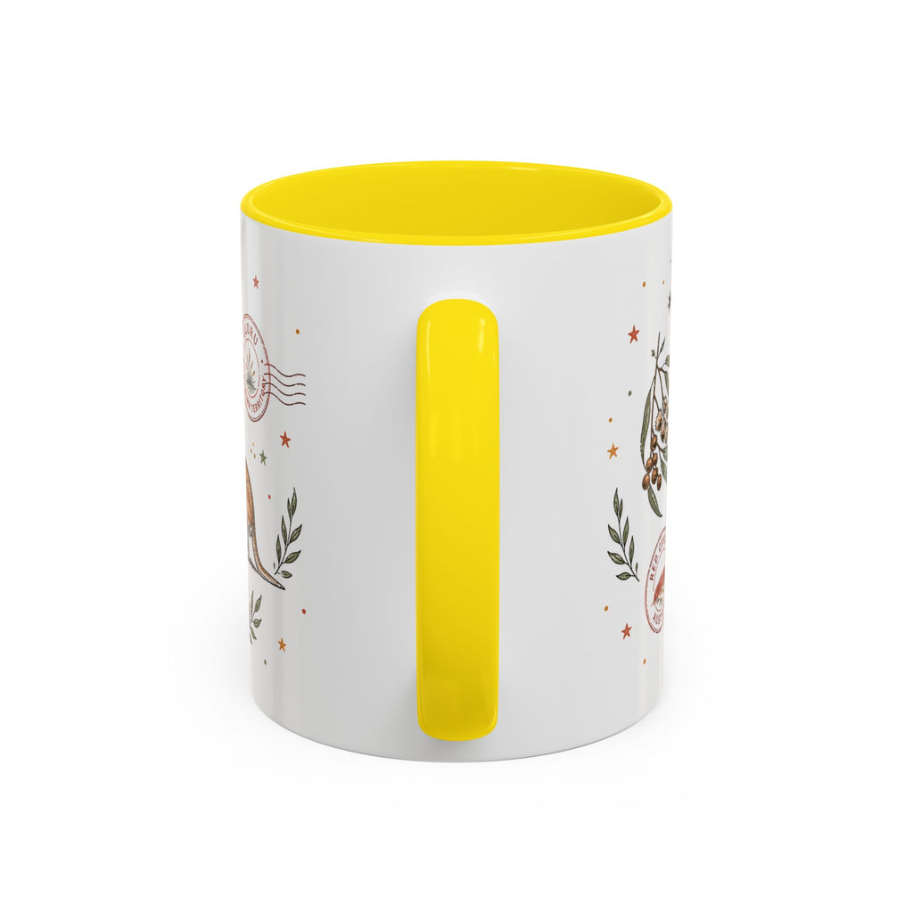 Uluru Coffee Mug | Travel Destination Souvenir Gift | Accent Color Ceramic 11oz 15oz
