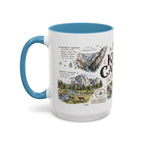 Kings Canyon National Park Coffee Mug | California Sierra Nevada Sequoia Gift | Accent Color Ceramic 11oz 15oz