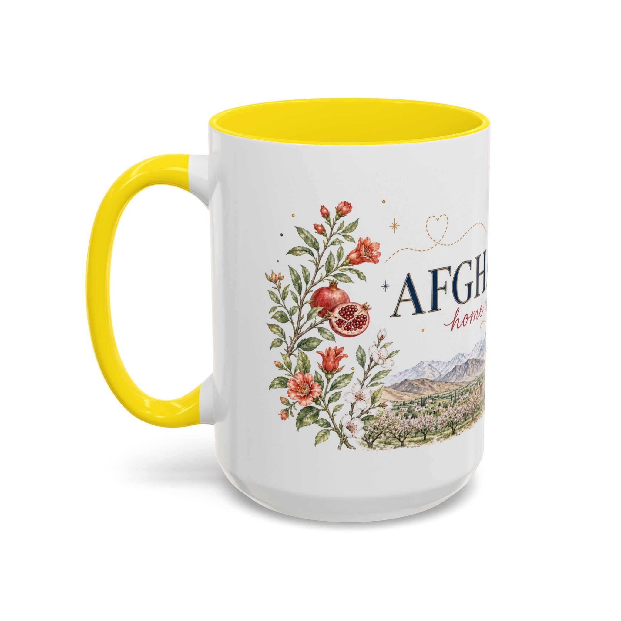 Afghanistan Home Country Mug | Moving Away Gift | Long Distance Friendship | 11 oz 15 oz Accent Mug