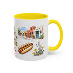 Tucson Illustrated Travel Mug | City Souvenir Accent Coffee Mug | 11oz 15oz Ceramic Cup