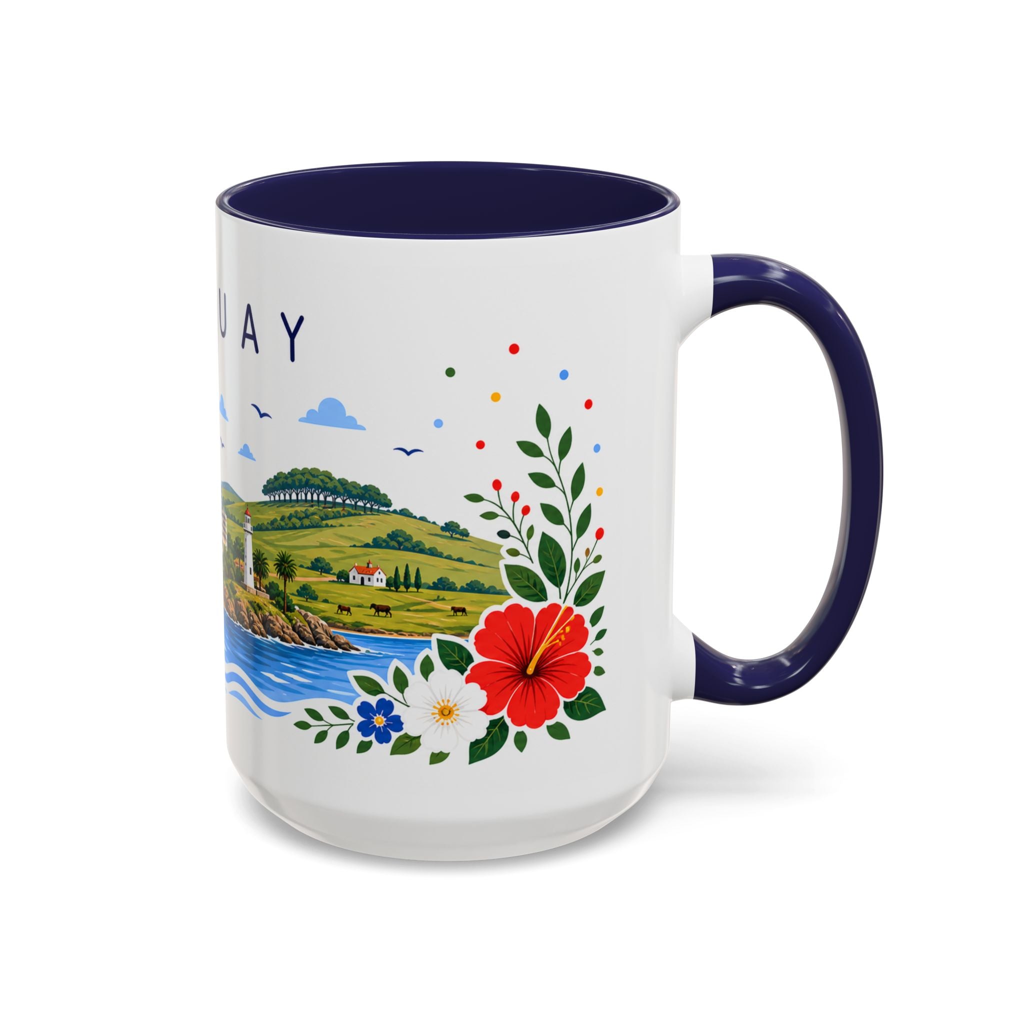Uruguay Coffee Mug | Travel Souvenir Accent Mug | Place Gift Ceramic Cup 11oz 15oz
