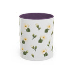 Arizona Saguaro cactus blossom Mug, State Flower Floral Coffee Cup, 11oz Botanical Gift