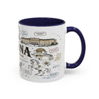 Vienna Coffee Mug | Austria Souvenir Travel Gift | Accent Color Ceramic 11oz 15oz
