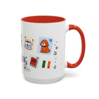 Dublin Coffee Mug | Postage Stamp Collage Mug | Travel Souvenir Accent Cup 11oz 15oz