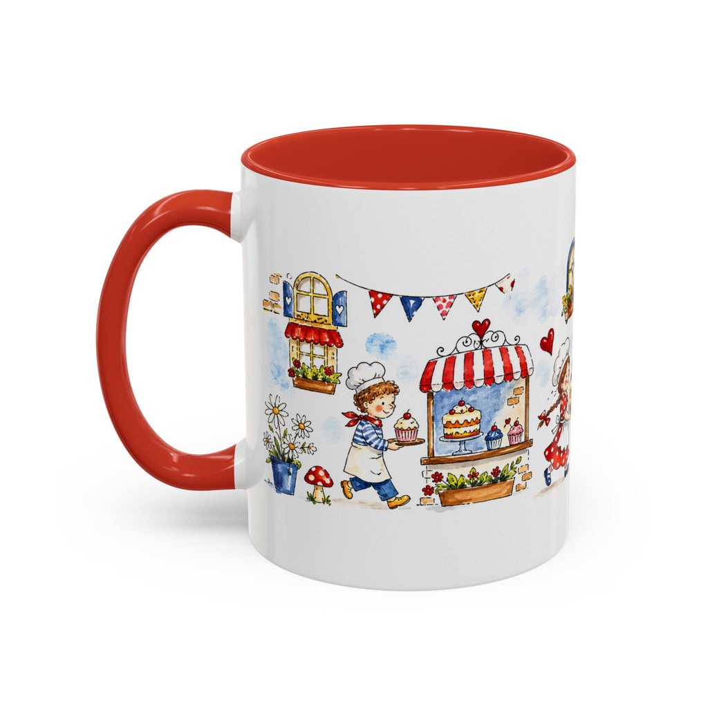 Cozy Bakery Village Mug | Storybook Pastry Accent Coffee Mug | EveryLegend