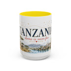 Tanzania Home Country Mug | Moving Away Gift | Long Distance Friendship | 11 oz 15 oz Accent Mug