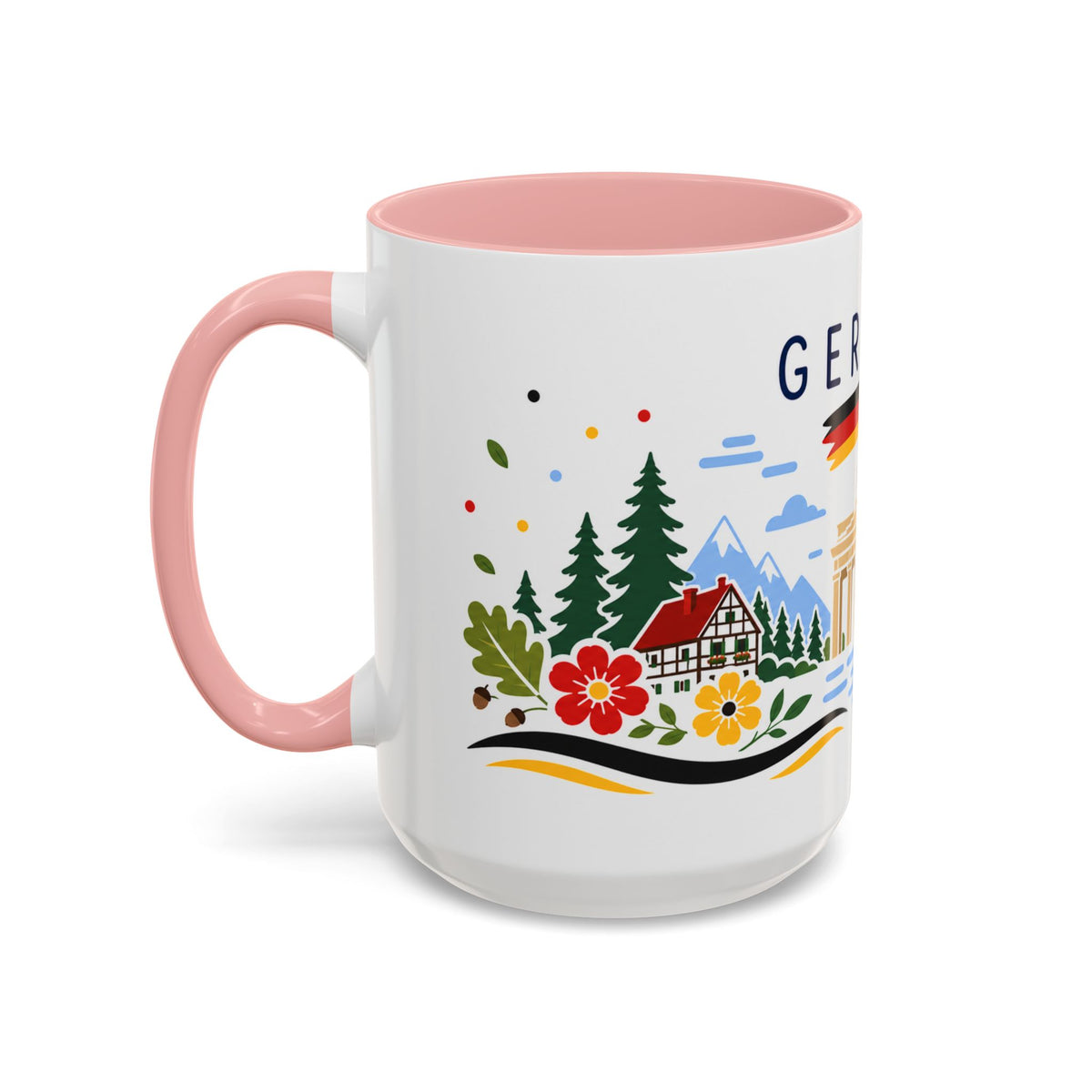 Germany Coffee Mug | Travel Souvenir Accent Mug | Country Gift Ceramic Cup 11oz 15oz