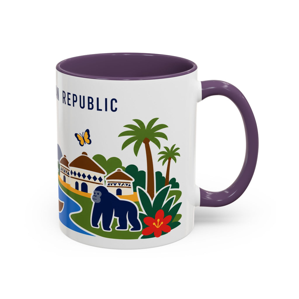 Central African Republic Coffee Mug | Travel Souvenir Accent Mug | Country Gift Ceramic Cup 11oz 15oz