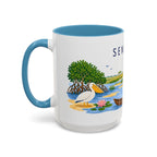 Senegal Soccer Coffee Mug | World Cup Fan Gift | Accent Color Ceramic 11oz 15oz Match Day Cup