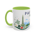 Pakistan Coffee Mug | Travel Souvenir Accent Mug | Country Gift Ceramic Cup 11oz 15oz