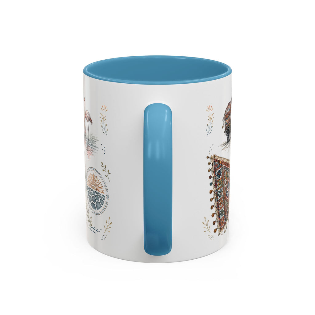 Rann of Kutch Mug, India Travel Souvenir, Bucket List Gift, Accent Ceramic Coffee Mug 11oz 15oz