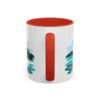 Biscayne National Park Coffee Mug | Solid Color Block Park Souvenir | 11oz 15oz Accent Mug