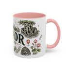 Angkor Coffee Mug | Travel Destination Souvenir Gift | Accent Color Ceramic 11oz 15oz