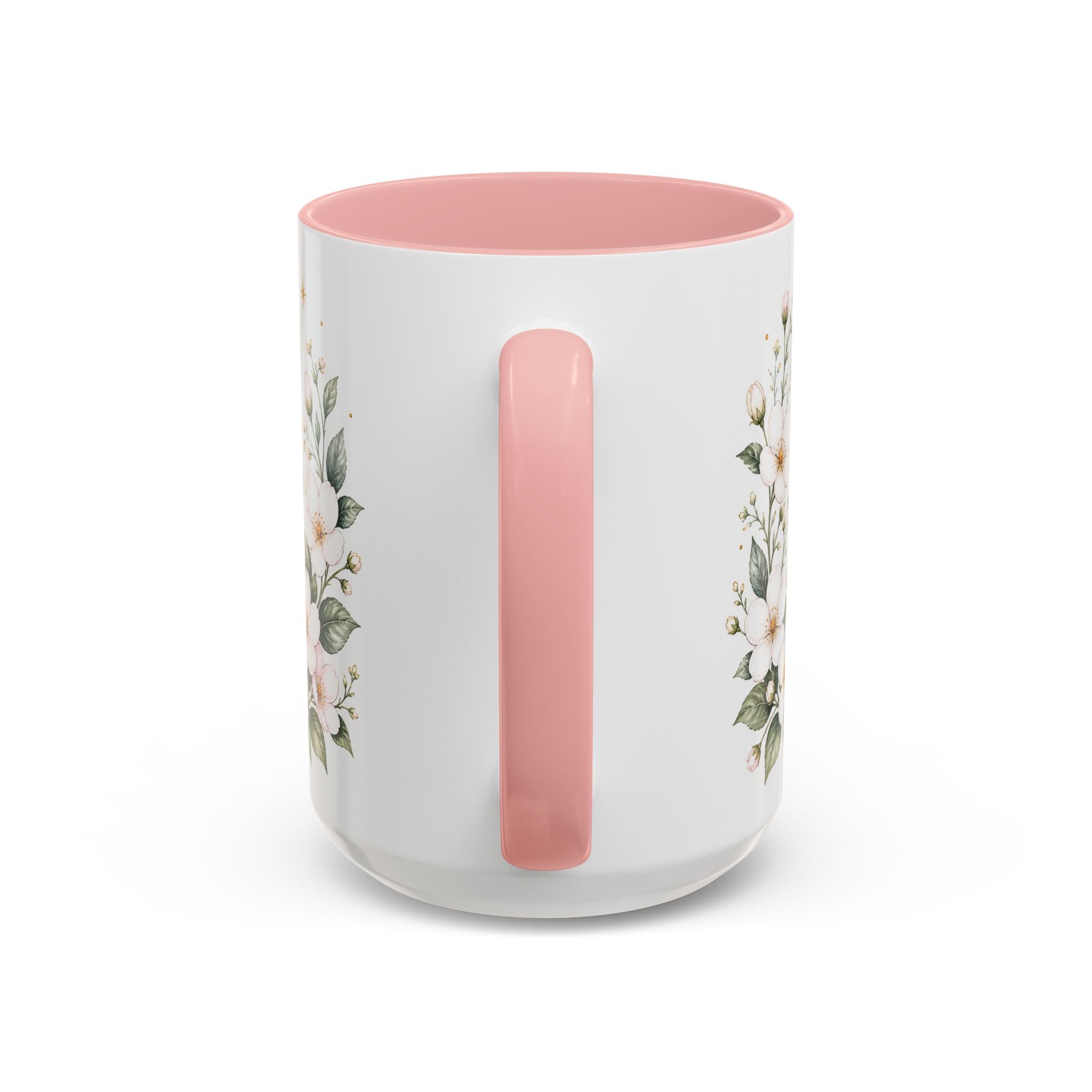 Massachusetts State Map Mug | Coastal Scene, Botanical Accents (11oz, 15oz)