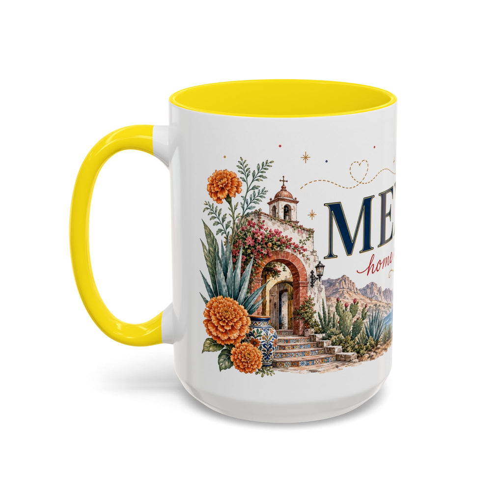 Mexico Home Country Mug | Moving Away Gift | Long Distance Friendship | 11 oz 15 oz Accent Mug