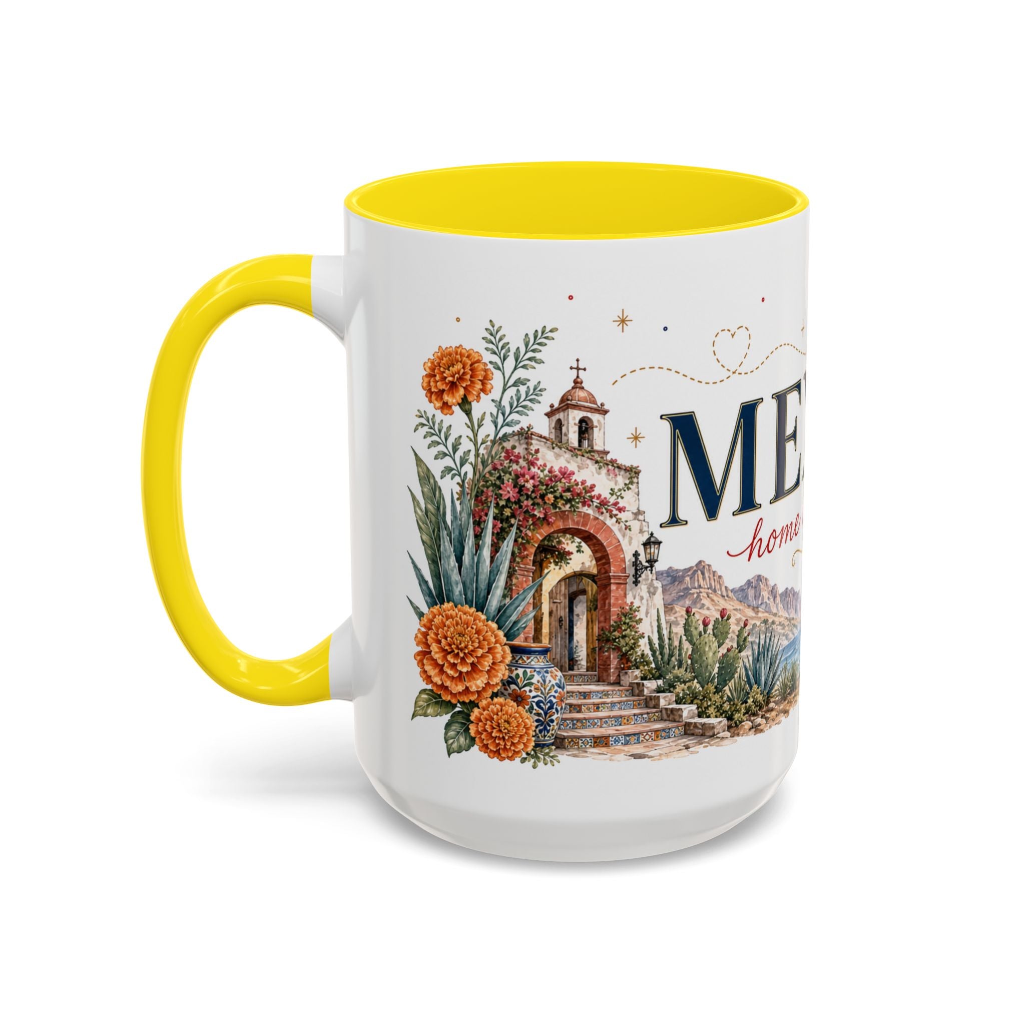Mexico Home Country Mug | Moving Away Gift | Long Distance Friendship | 11 oz 15 oz Accent Mug