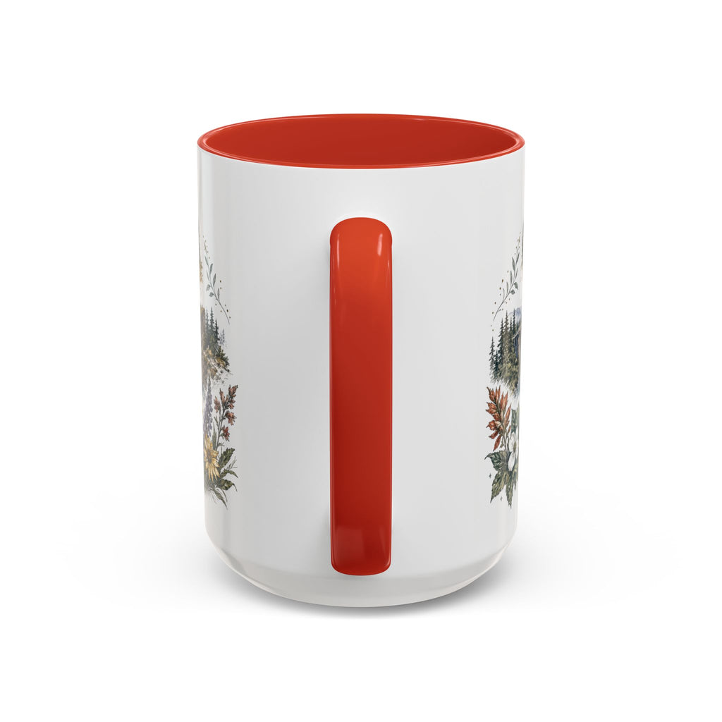 Columbia River Gorge Mug, Pacific Northwest Travel Souvenir, Bucket List Gift, Accent Ceramic Coffee Mug 11oz 15oz
