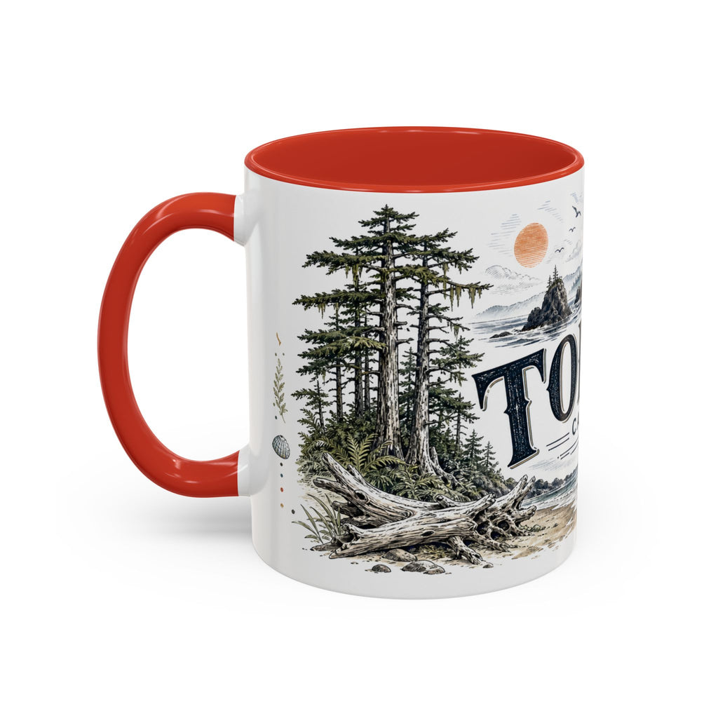 Tofino Mug, Canada Travel Souvenir, Bucket List Gift, Accent Ceramic Coffee Mug 11oz 15oz